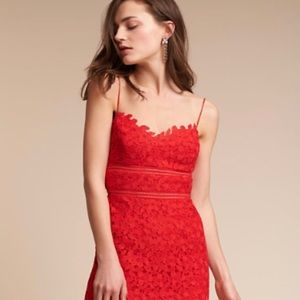 BHLDN Alessa Dress - Red